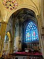 Vue sur le chœur depuis la croisée du transept.