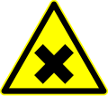D-W018: Warnung vor gesundheitsschädlichen oder reizenden Stoffen