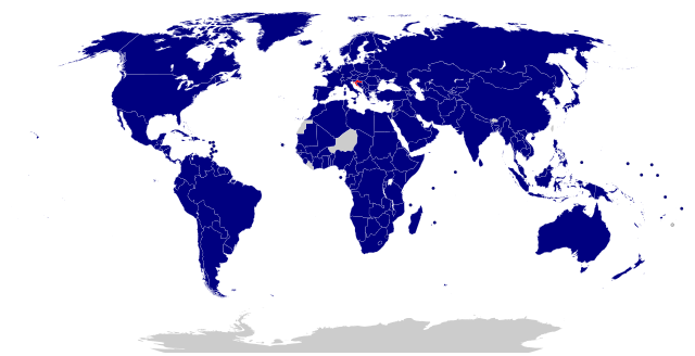 Countries which Croatia has diplomatic relations with
