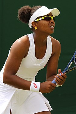 Victoria Duvalová ve Wimbledonu 2016