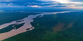 Die Essequibo in Guyana.