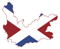 Flag map of Western Cape