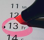 Friday the 13th marked on a calendar Freitag der 13. im Kalender.jpg