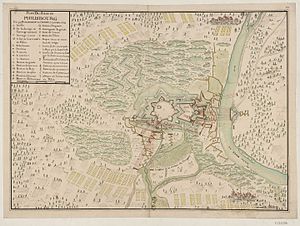 План осады Филиппсбурга в 1688 г.