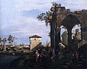 Capriccio se zříceninami a Porta Portello, Padova