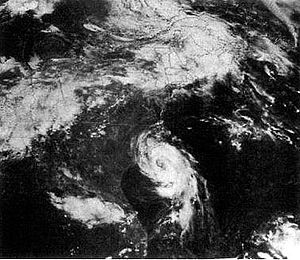 English: This image shows Hurricane Charley of...