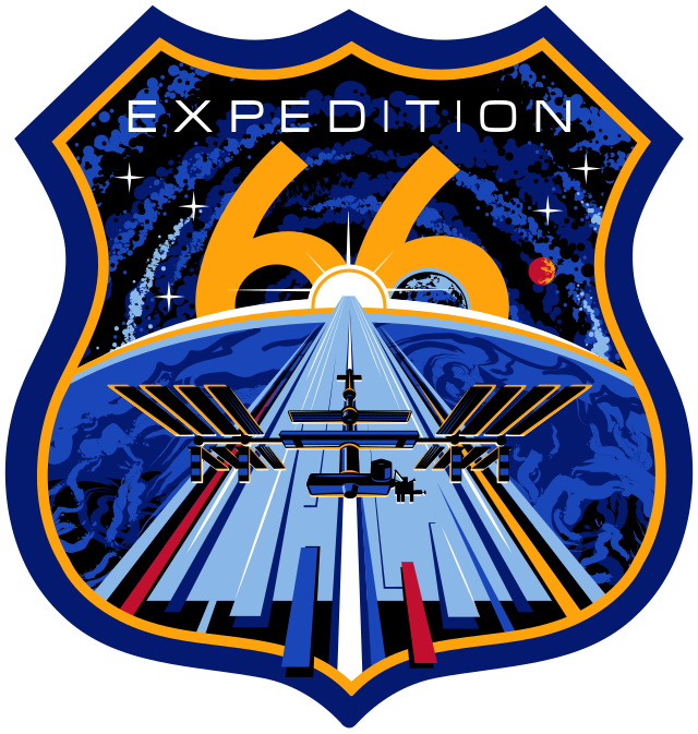 Description de l'image ISS Expedition 66 Patch.svg.