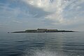 L'île du Large à marée haute vue du côté nord.