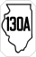 Illinois Route 130A marker