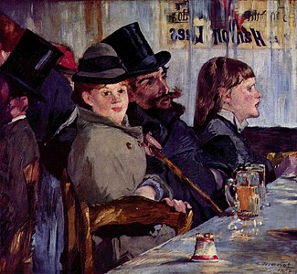 Au café, 1878, Winterthour, musée Oskar Reinhart « Am Römerholz ».