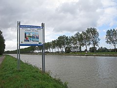 Canal de la dérivation de la Haute Colme