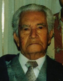 Photograph of José Corona Nunéz in December 1994 in his house in Morelia, Michoacán, México