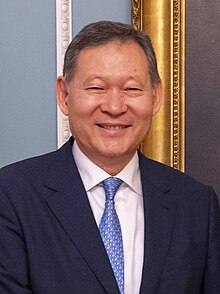 Kazakh First Deputy Minister Kairat Umarov in Washington, D. C., July 2023 - (53042512642) (cropped).jpg