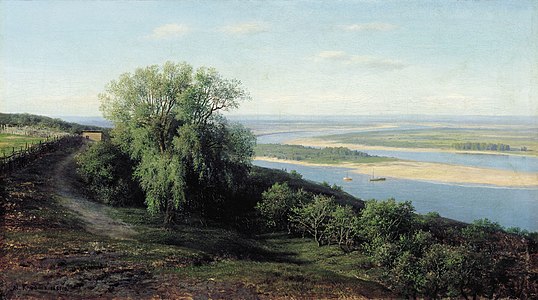 Volga bost poke Simbirsk (Волга под Симбирском ~ 1881)