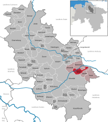 Lauenbrück – Mappa