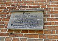 Village plaque in Lenzen