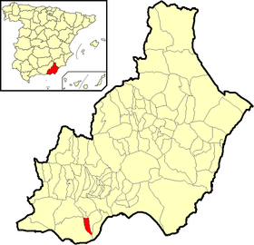 Localisation de La Mojonera