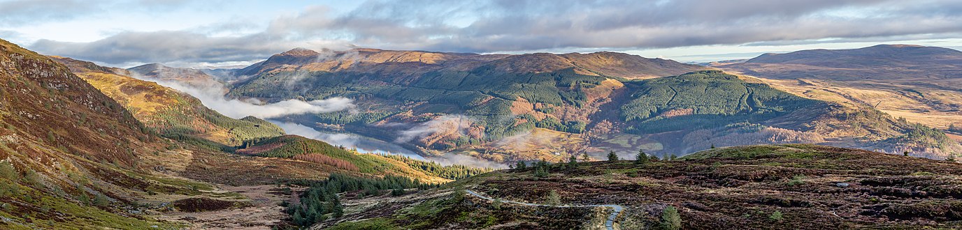 Loch Lomond, a 36 kilometre long dimictic freshwater loch