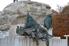 Detail of the war trophy