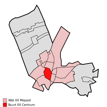 Map - NL - Meppel - Wijk 00 Meppel - Buurt 00 Centrum