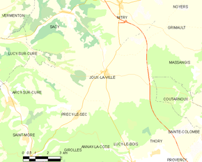 Poziția localității Joux-la-Ville