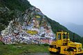 La piedra de los nombres cerca de Nordkjosbotn.