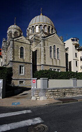 Coupole de l'église russe de Biarritz