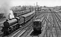 Die B1 61174 auf der East Coast Main Linie im Jahr 1963 mit einem Expresszug von King’s Cross nach Skegness