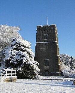 St. Peter's Church in the snow, December 2010