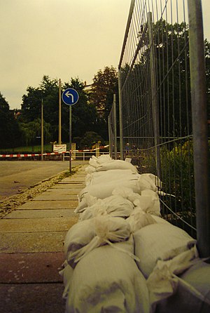 The flood in Pirna.