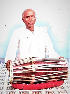 Guru Mahadeba Rout, récipiendaire du prix Odisha Sangeet Natak Akademi et épithète Pandita du gouvernement d'Odisha