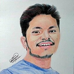Pustam Raut in 2018 (sketched in 2020)