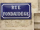 Plaque de rue