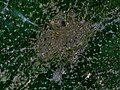 Foto satellitare dell'area metropolitana