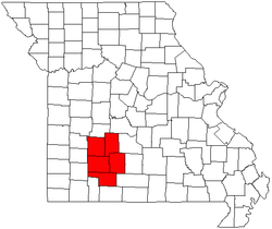 Bản đồ Springfield, Missouri