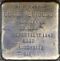 Stolperstein für Cläre Weinberg (Eifelstraße 27)