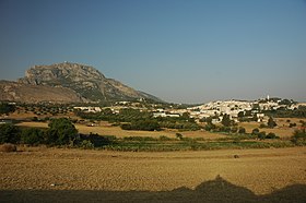 Zaghouan – Ortsansicht mit Djebel Zaghouan