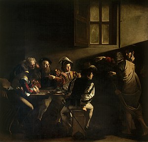 The Calling of Saint Matthew-Caravaggo (1599-1600).jpg