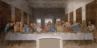 The Last Supper, Convent of Santa Maria delle Grazie, Milan (c. 1492-1498) The Last Supper - Leonardo Da Vinci - High Resolution 32x16.jpg