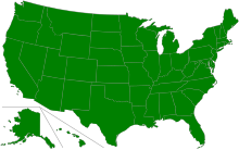 Map of the U.S. states that recognize the Armenian Genocide (50 out of 50) US states that recognized Armenian Genocide.svg