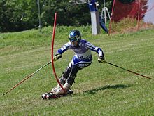 Václav Jerošek im Weltcupslalom von Rettenbach im Juli 2011