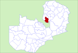 Distretto di Milenge – Mappa