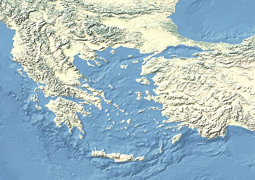 Halicarnassus is located in The Aegean Sea area