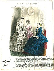 Bruids-, bal- en huiskleding, Aglaja april 1851