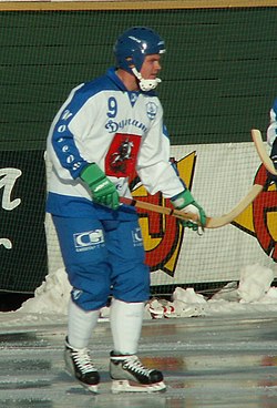 Aleksandr Tjukavin jääpallon maailmancupissa 2006.