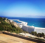 Vistas al mar Mediterráneo desde Alhucemas