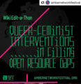 Queer/Feminist Sanatçılar Vikimaratonu, 27 Mart