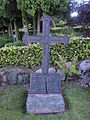 Pastor emeritus Andreas Rosensvolds gravsten - "født 1763 i Nokiøbing paa Falster, død i Nørre Biert d. 19 Ap 1846"