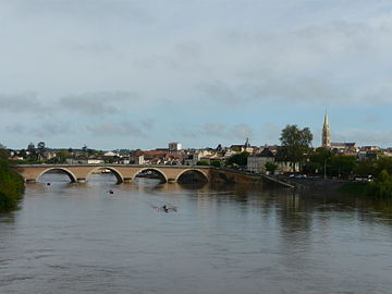 La Dordogne à Bergerac.