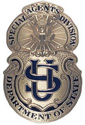 1916 badge of the Bureau of Secret Intelligence Bureau of Secret Intelligence - Diplomatic Security Service DSS 1916 Badge.jpg